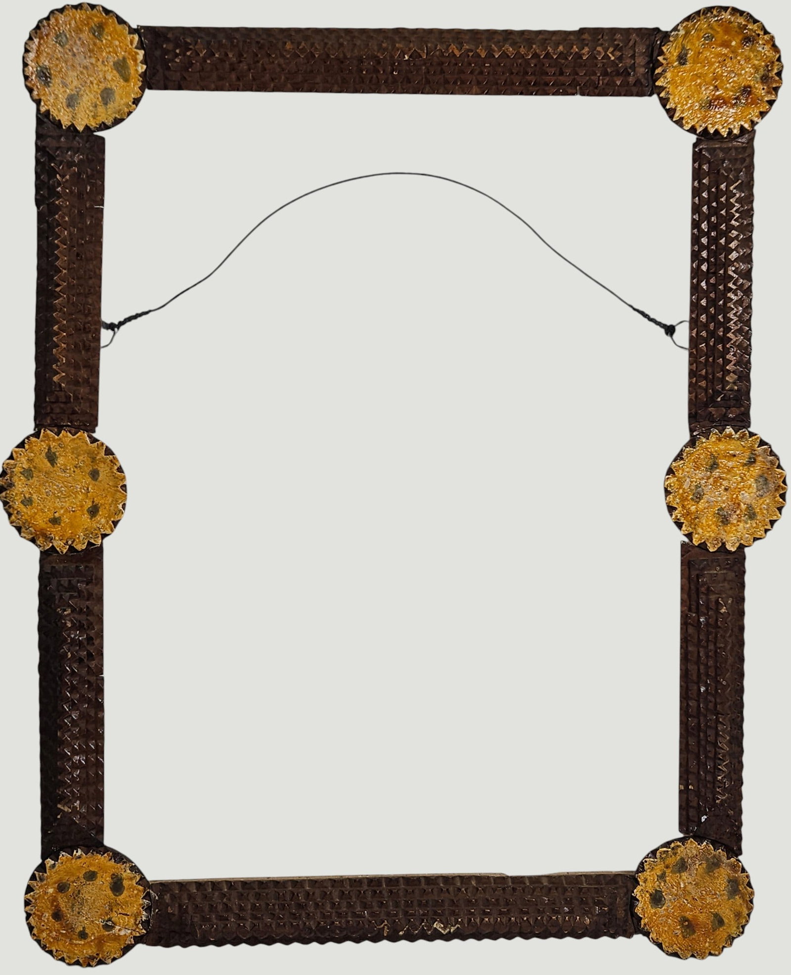 19th Century Tramp Art Frame (1 of 2)