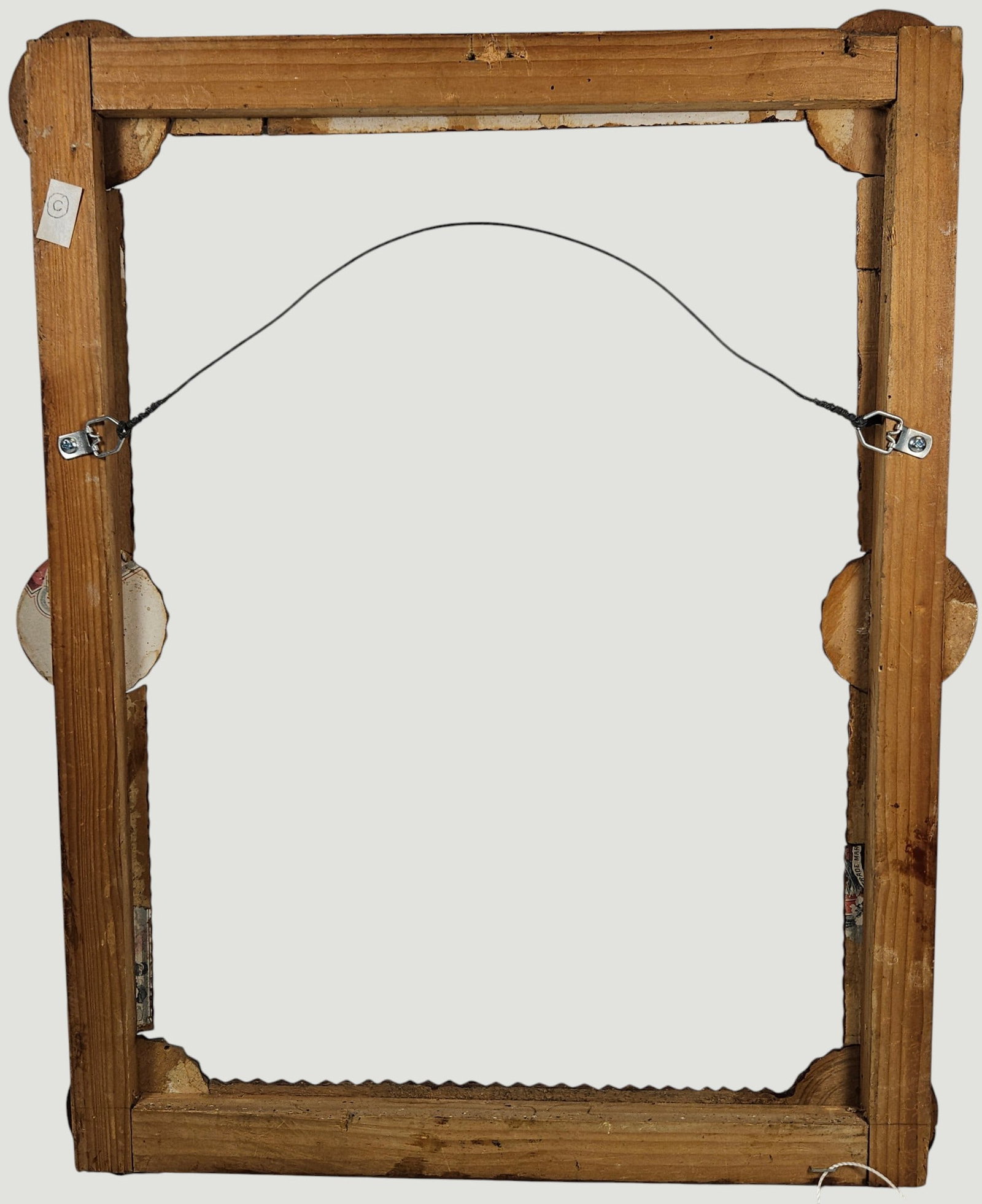 19th Century Tramp Art Frame - 2
