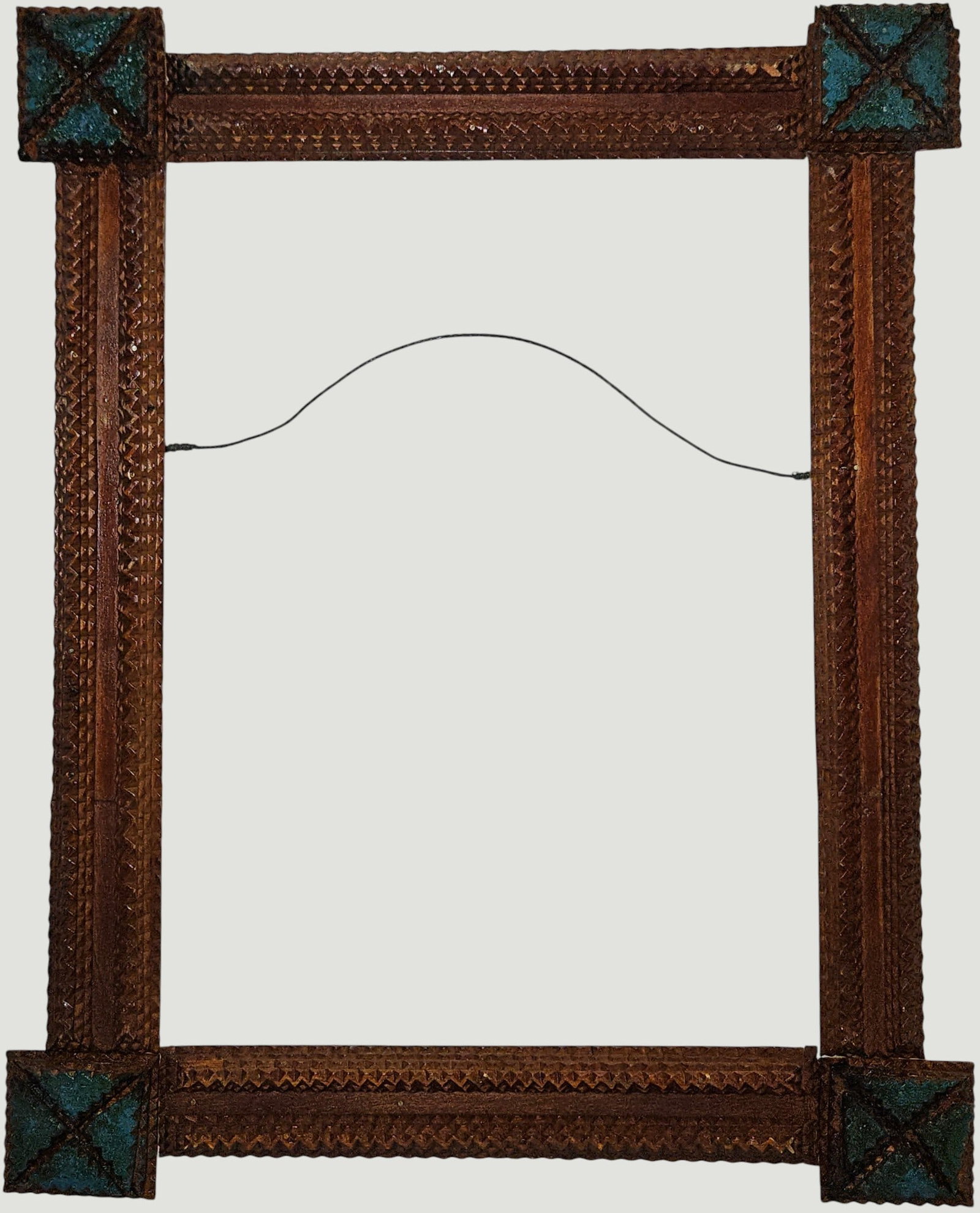 19th Century Tramp Art Frame (1 of 3)