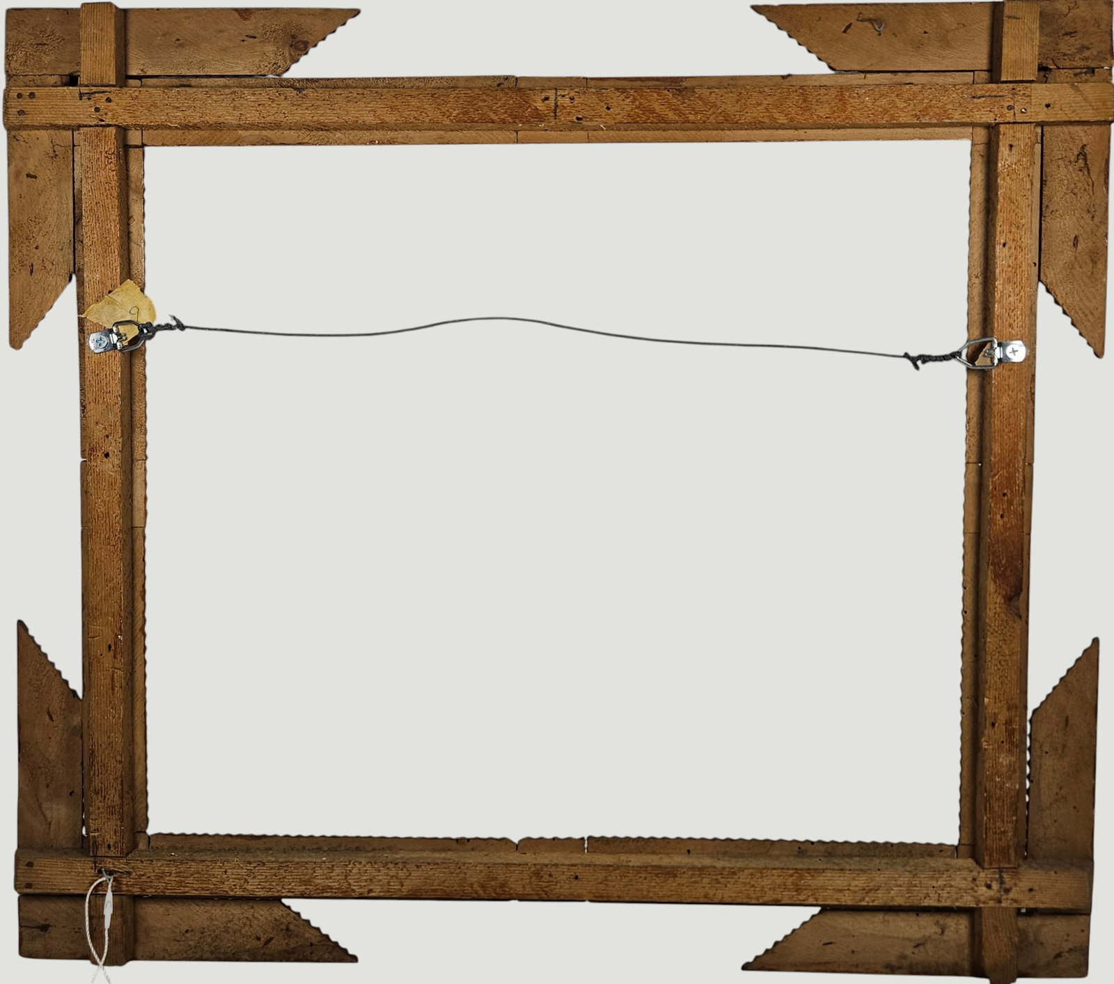 19th Century Tramp Art Frame - 5