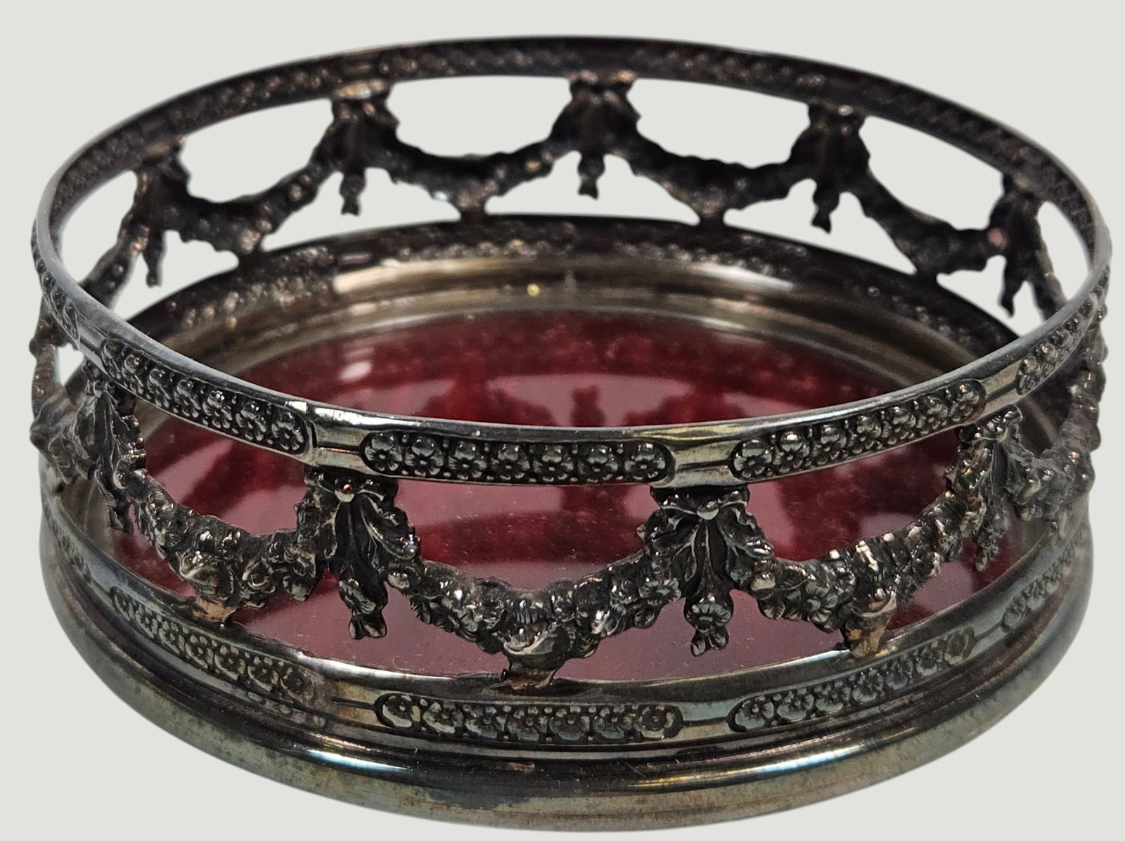 Topazio Portugual 925 Sterling Silver Openwork Wine Cooler (1 of 7)