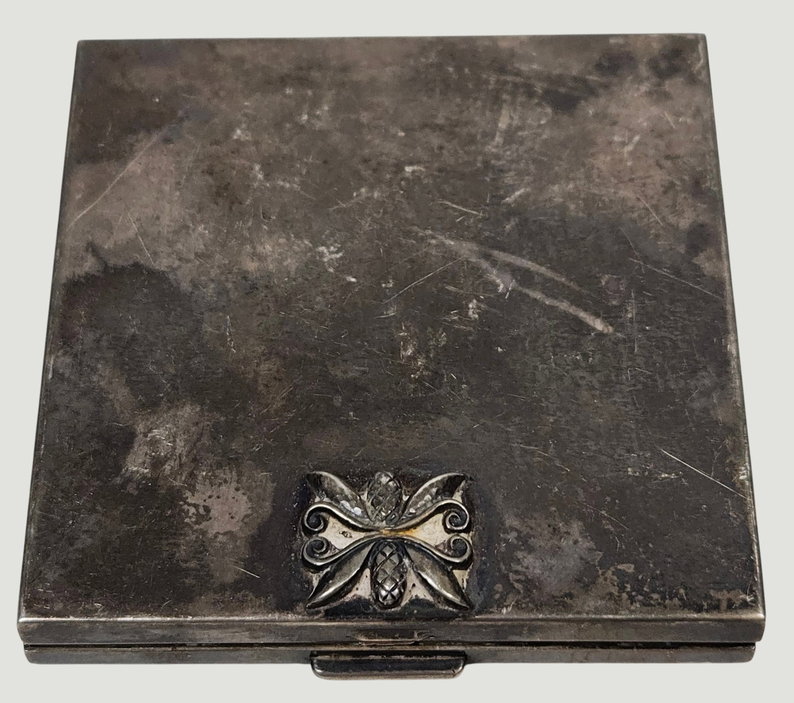 Vintage Georg Jensen Sterling Silver Compact (1 of 8)