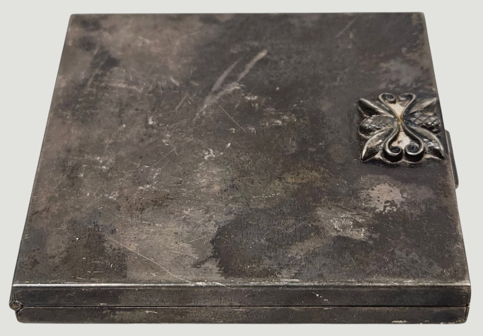Vintage Georg Jensen Sterling Silver Compact - 2