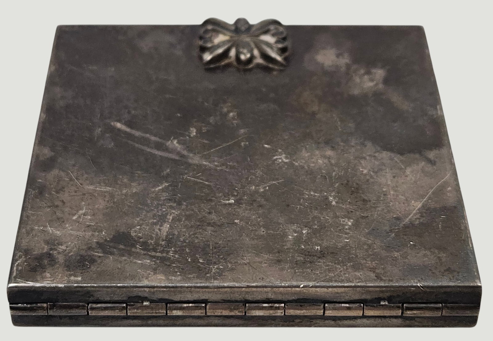 Vintage Georg Jensen Sterling Silver Compact - 3