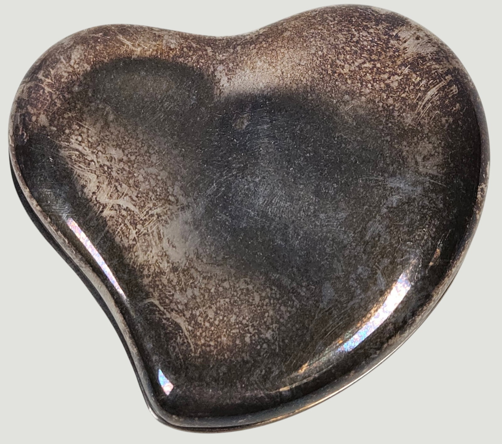 Tiffany & Co Elsa Peretti Sterling Silver Heart Box (1 of 8)