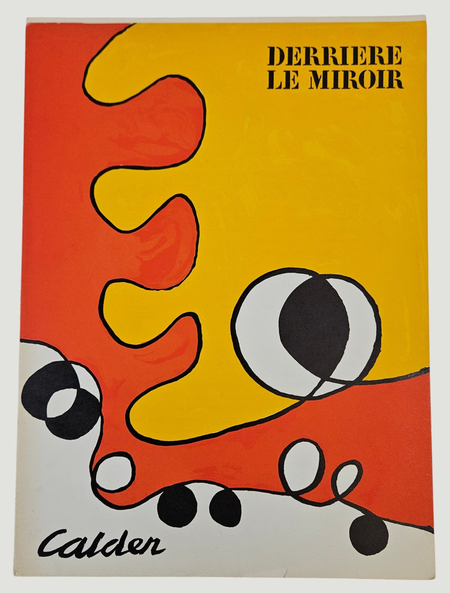 Alexander Calder (American, 1898-1976) Fleches Derriere le Miroir: Alexander Calder, American, 1898-1976. A 1968 portfolio containing the work of "Fleches: Derriere le Miroir" No. 173 published by Maeght, Paris. Limited Edition number of 150, includes eleven