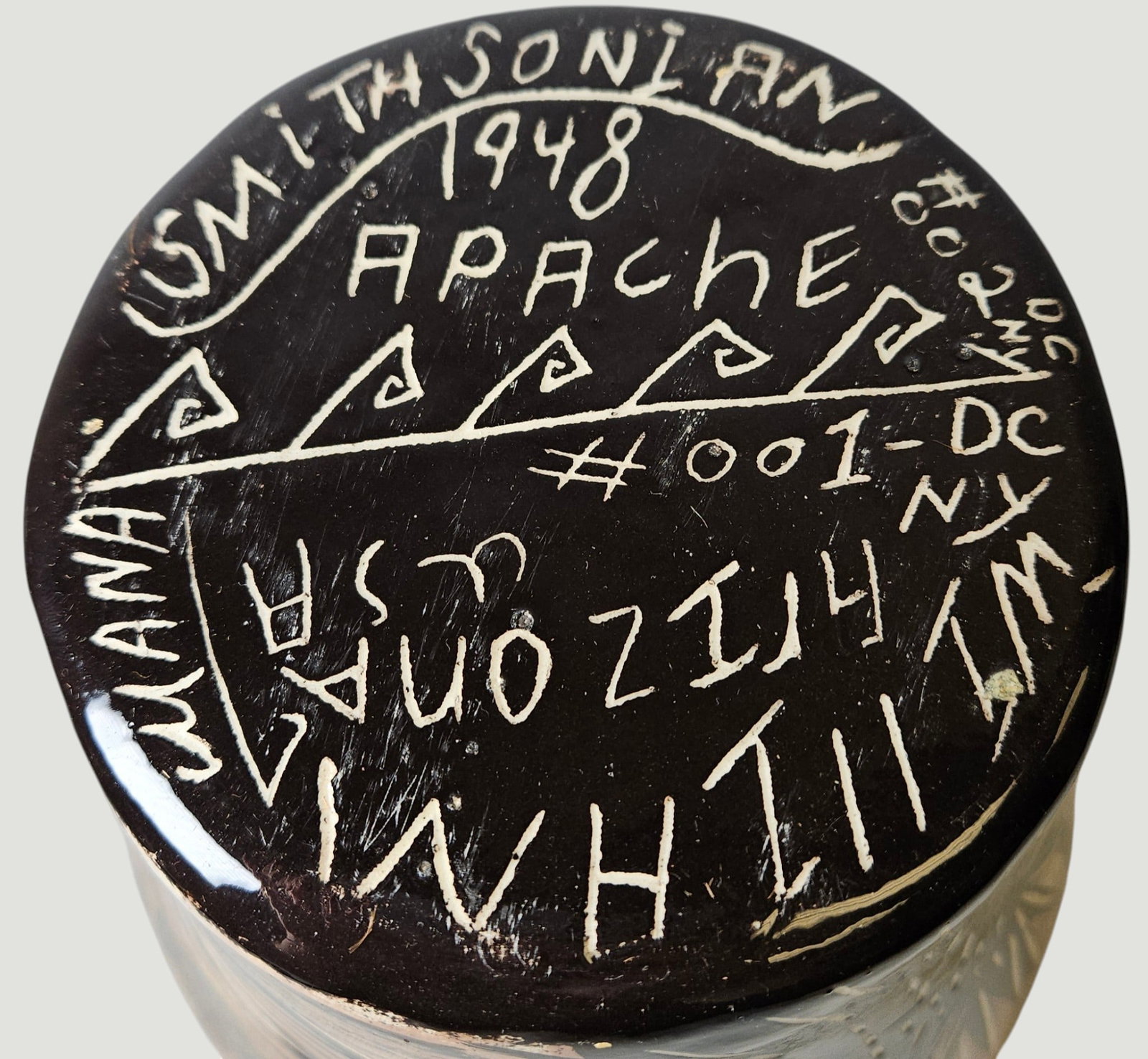 Native American Apache Mana Pottery Vase - 6