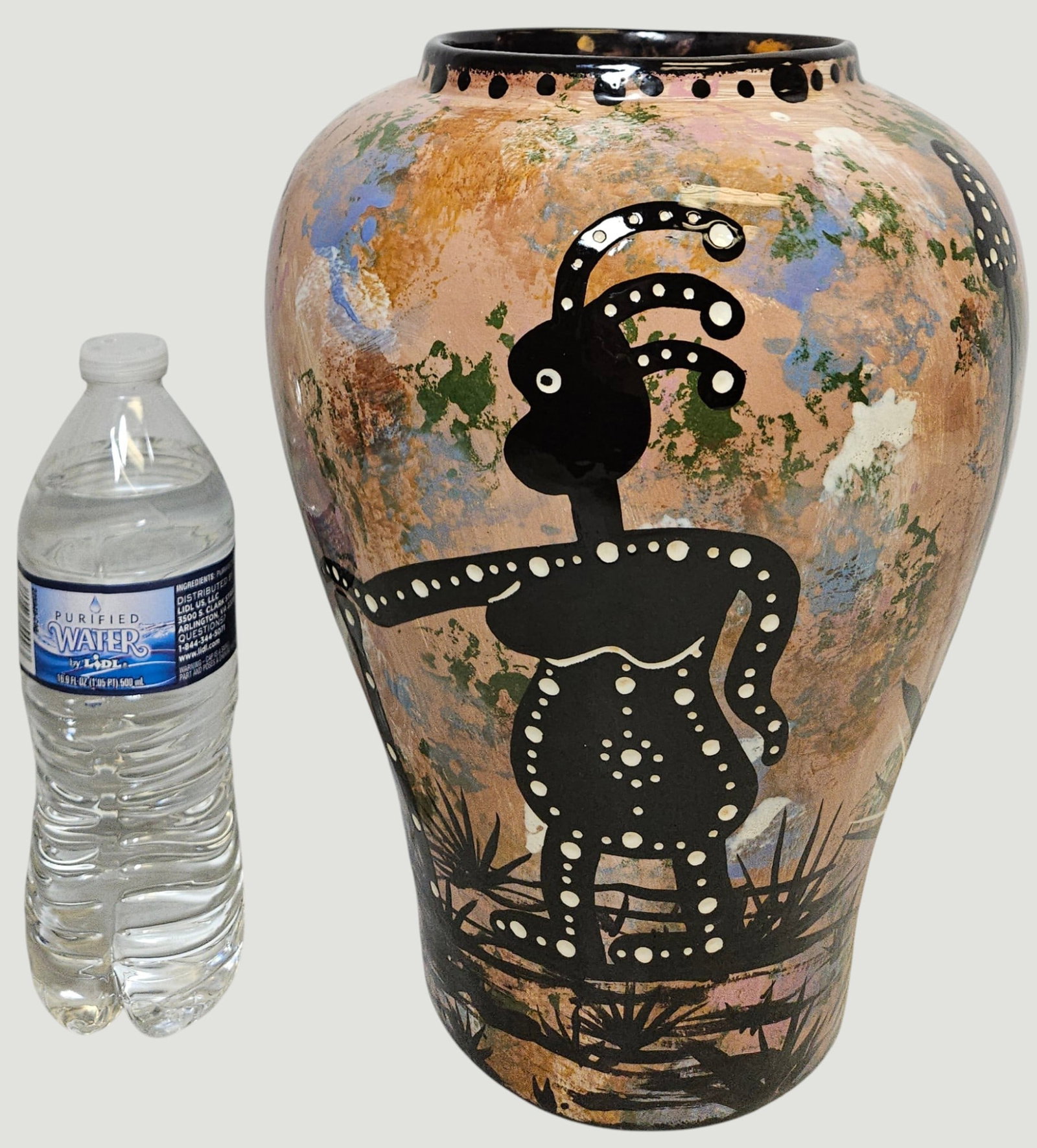Native American Apache Mana Pottery Vase - 7