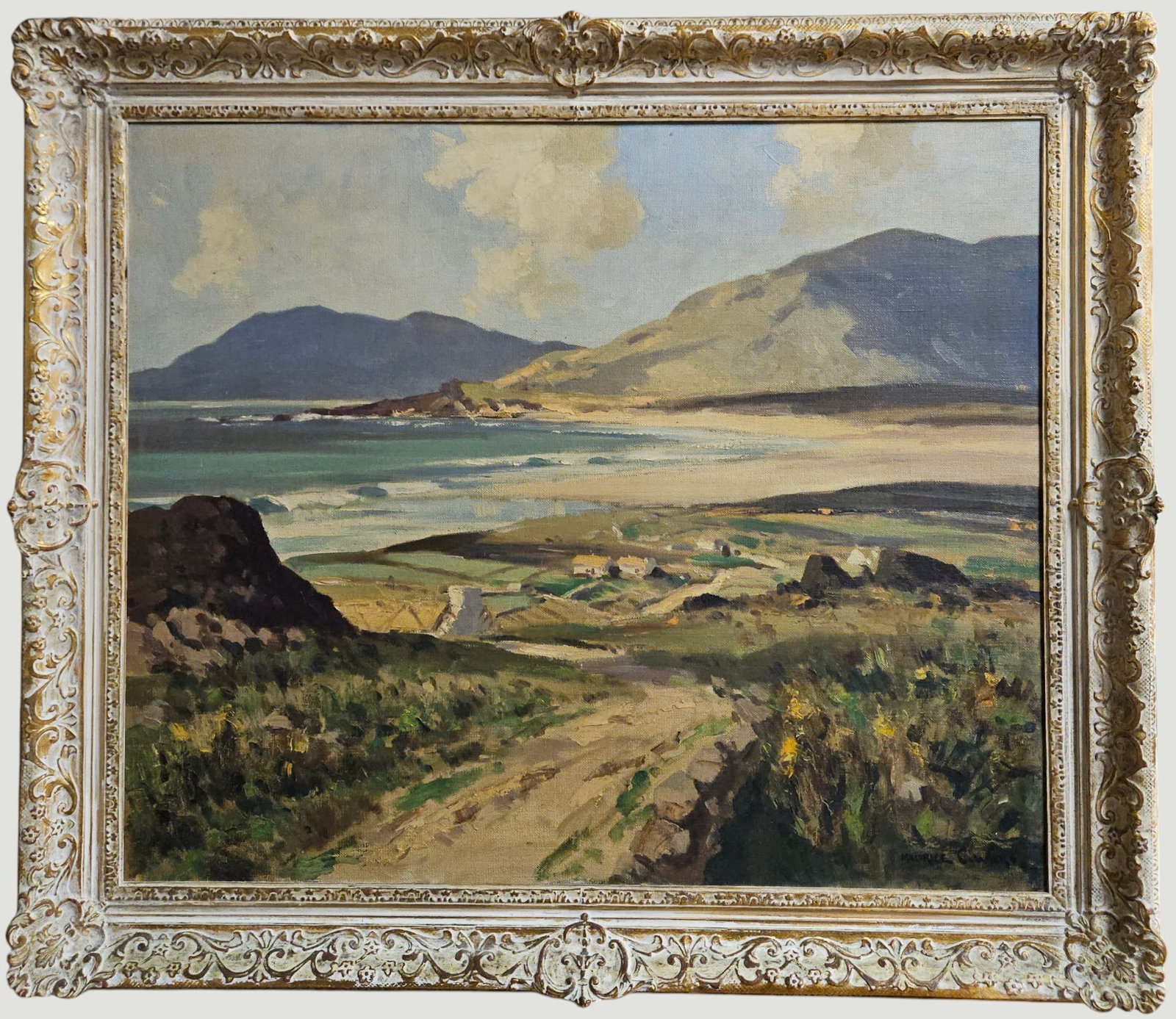 Maurice Canning Wilks (Irish, 1911-1984) Oil on Canvas 'Kerry Landscape' (1 of 3)