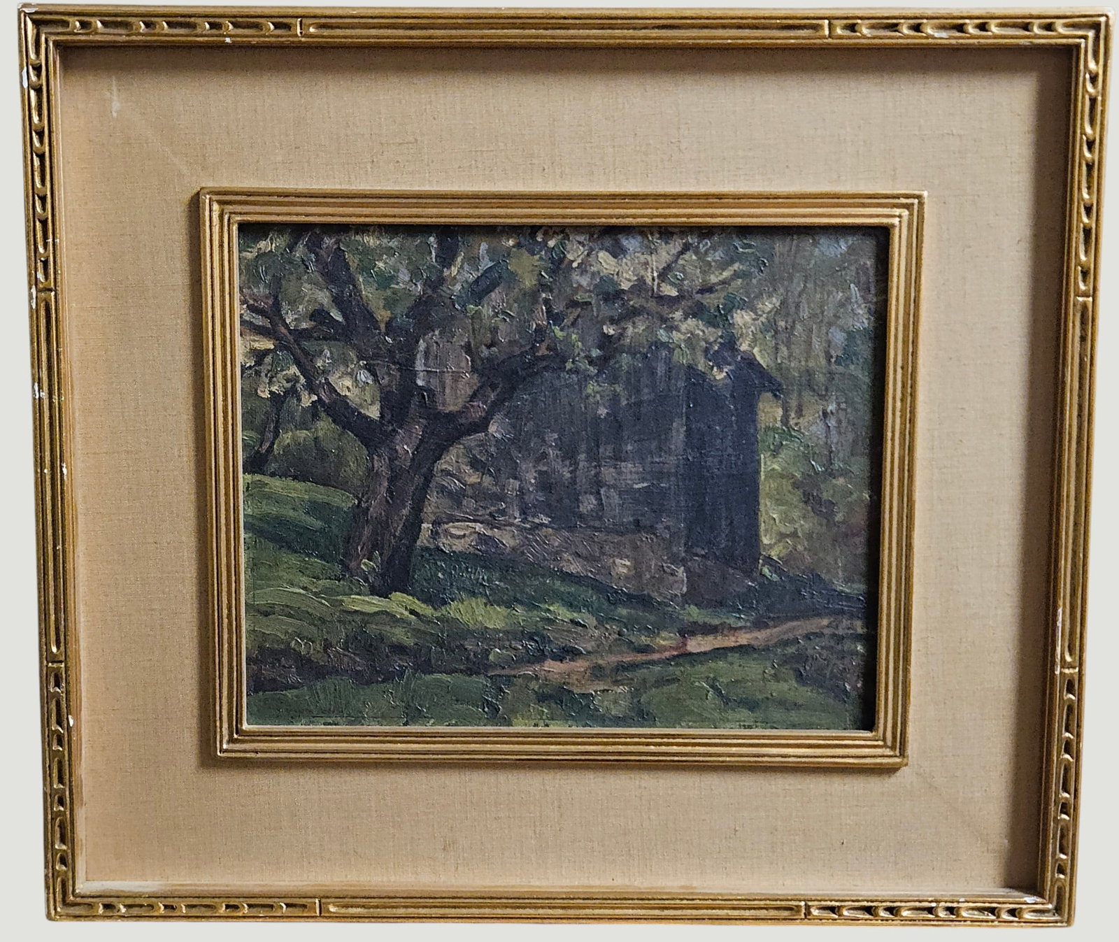 Ernest Nathaniel Townsend (American, 1893-1945) Oil on Board 'Evening Shadows' (1 of 2)