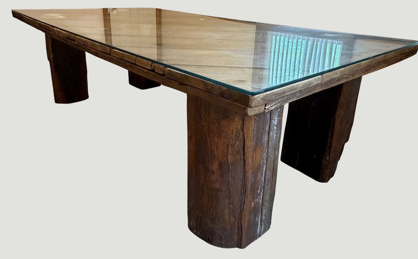 19th Century Reclaimed Farm Table & Side Table - 4