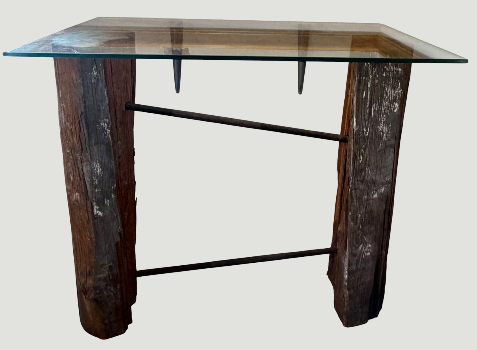 19th Century Reclaimed Farm Table & Side Table - 6