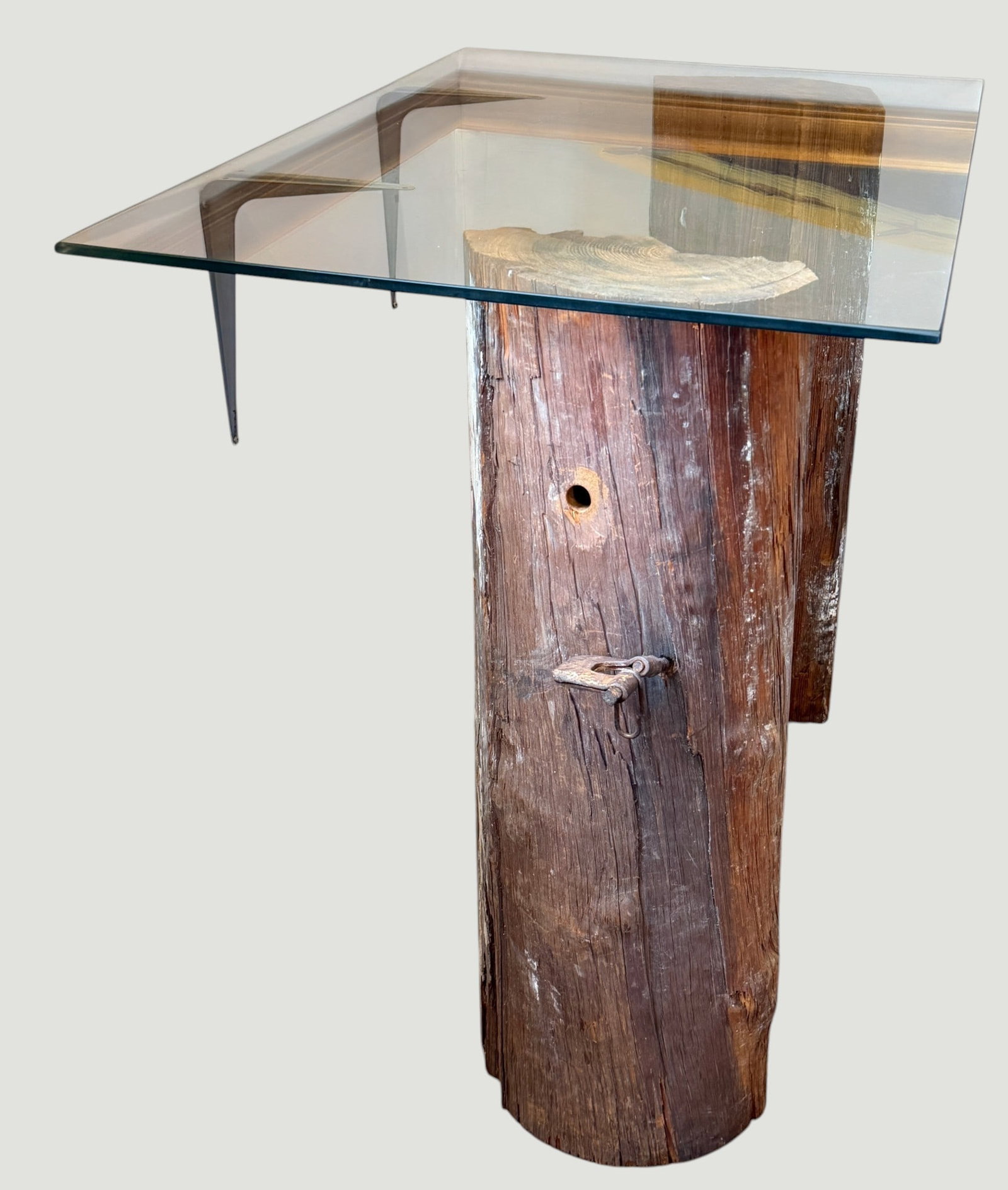 19th Century Reclaimed Farm Table & Side Table - 8