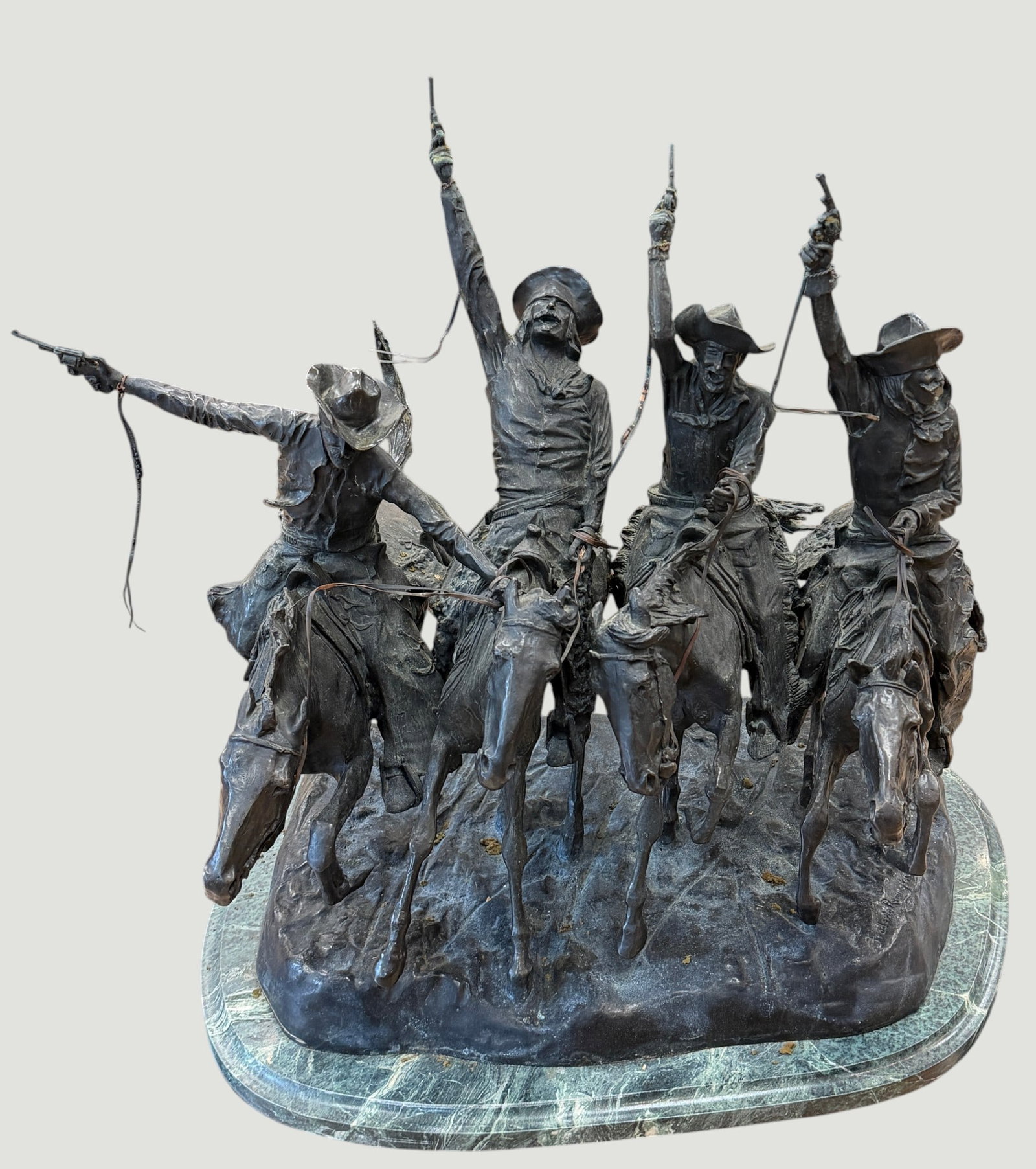 After Frederic Remington (1861-1909) Coming Through the Rye (1 of 8)