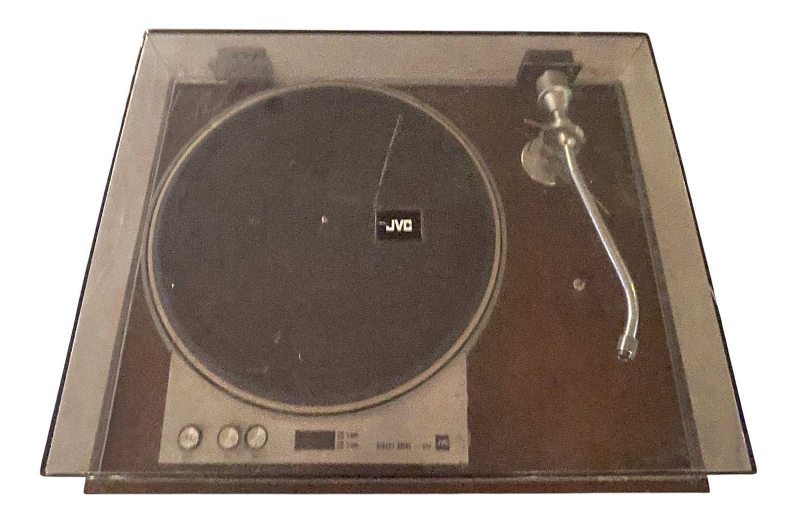 JVC JL-B44 2 Speed, Direct Drive Turntable, Walnut Base - 4