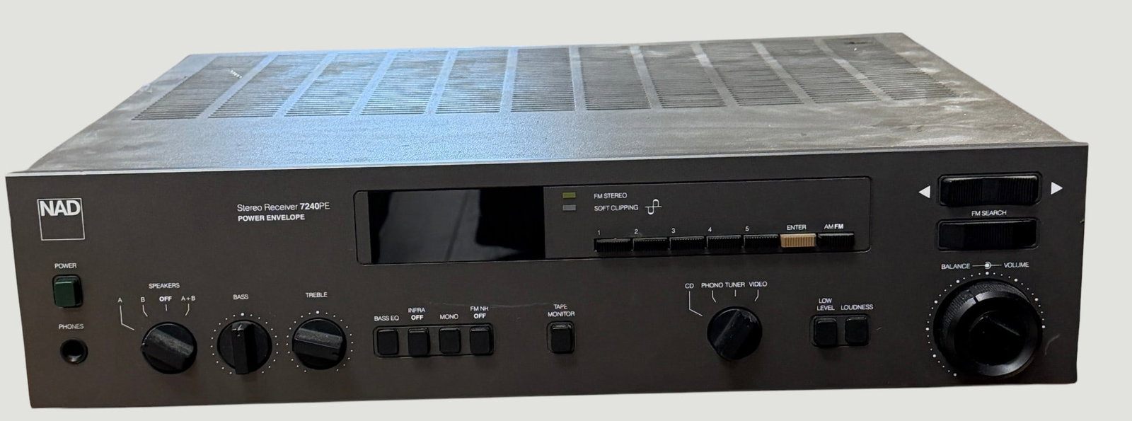 NAD Electronics Inc Model 7240 AM/FM Power Envelope Stereo Receiver (1 of 4)