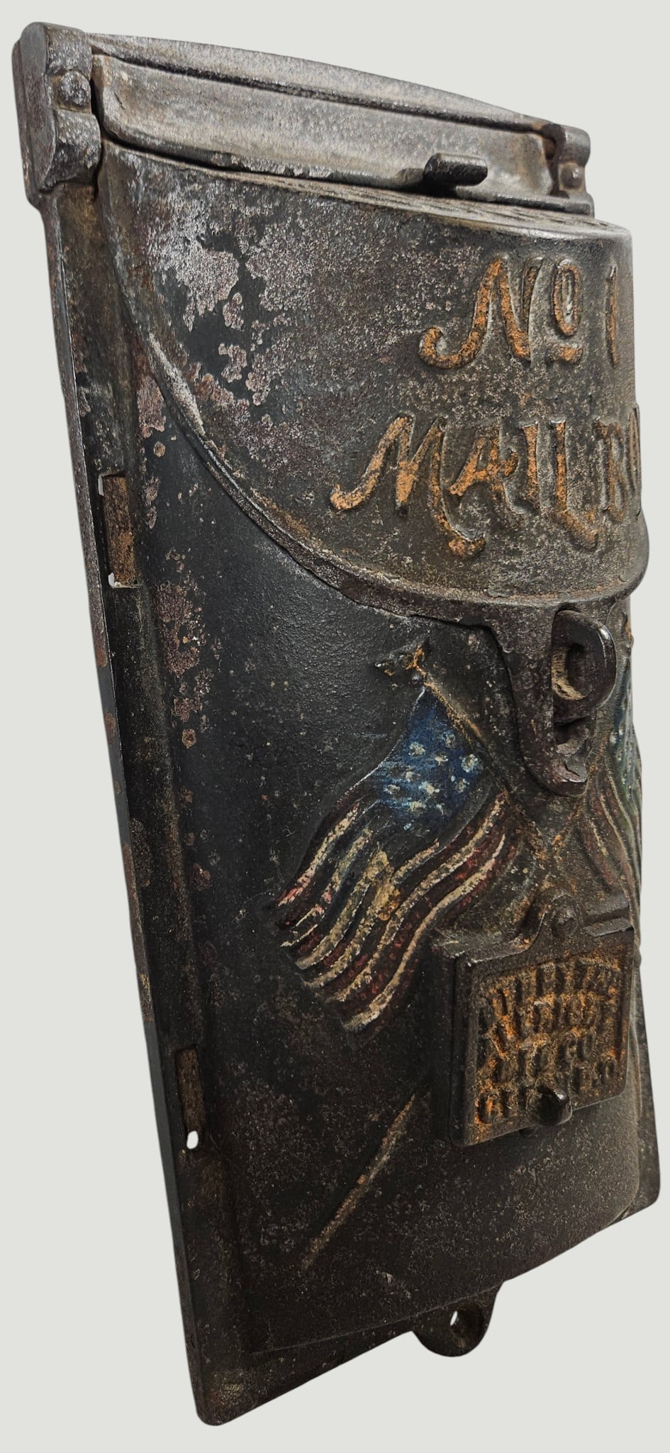 (2) 19th Century Cast Iron Mail Boxes - 10