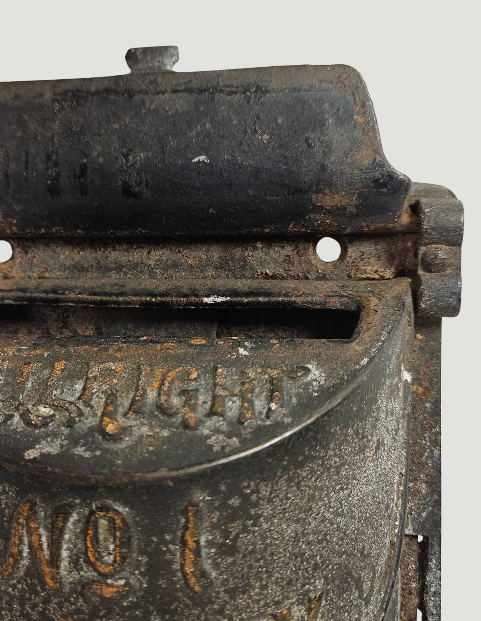 (2) 19th Century Cast Iron Mail Boxes - 12