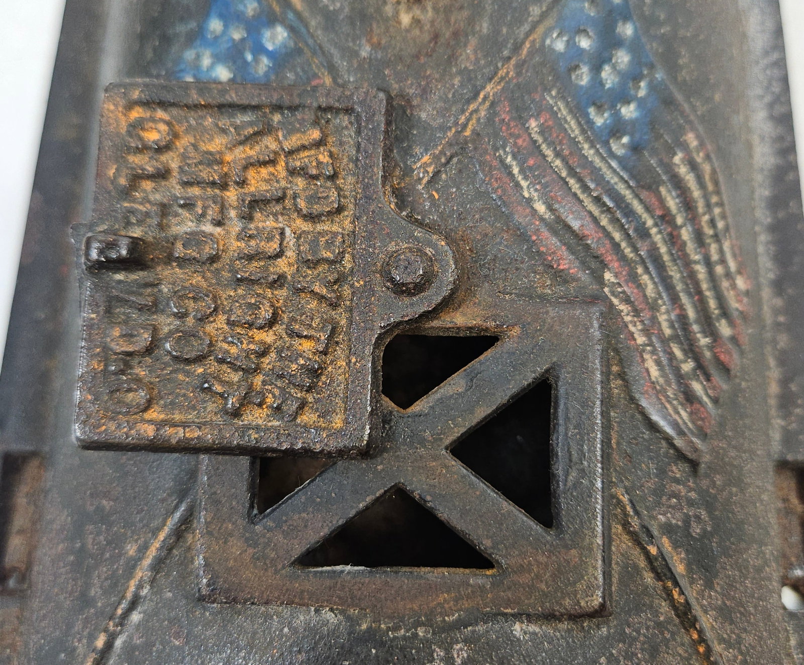 (2) 19th Century Cast Iron Mail Boxes - 14