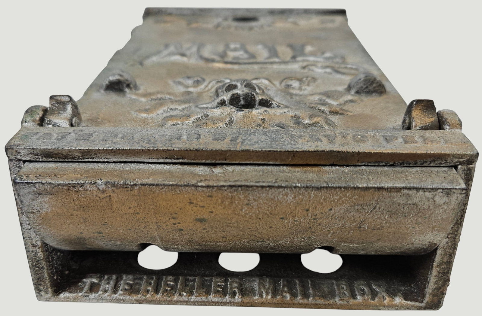 (2) 19th Century Cast Iron Mail Boxes - 6