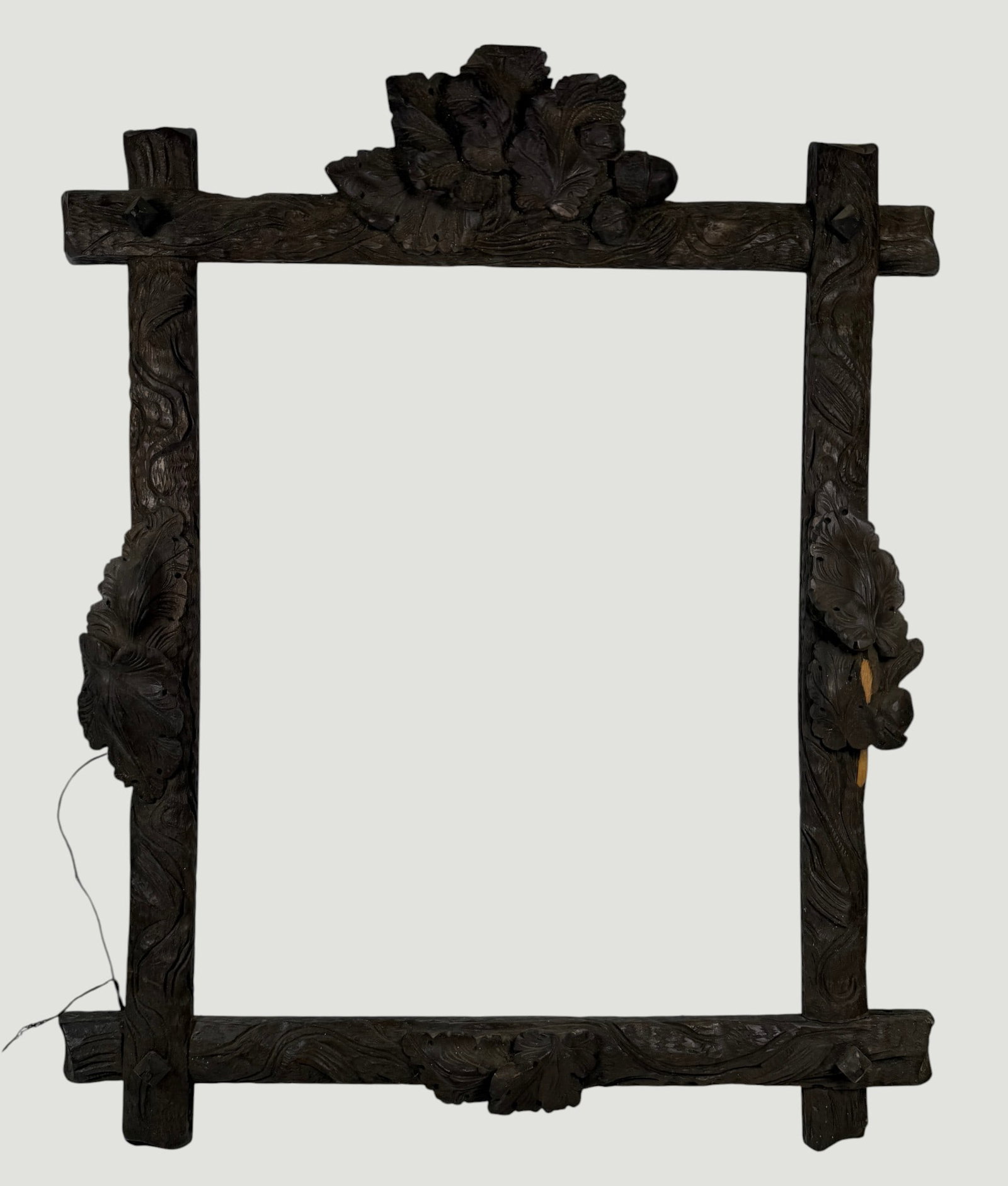 19th Century Black Forest Hand Carved Wooden Frame (1 of 7)