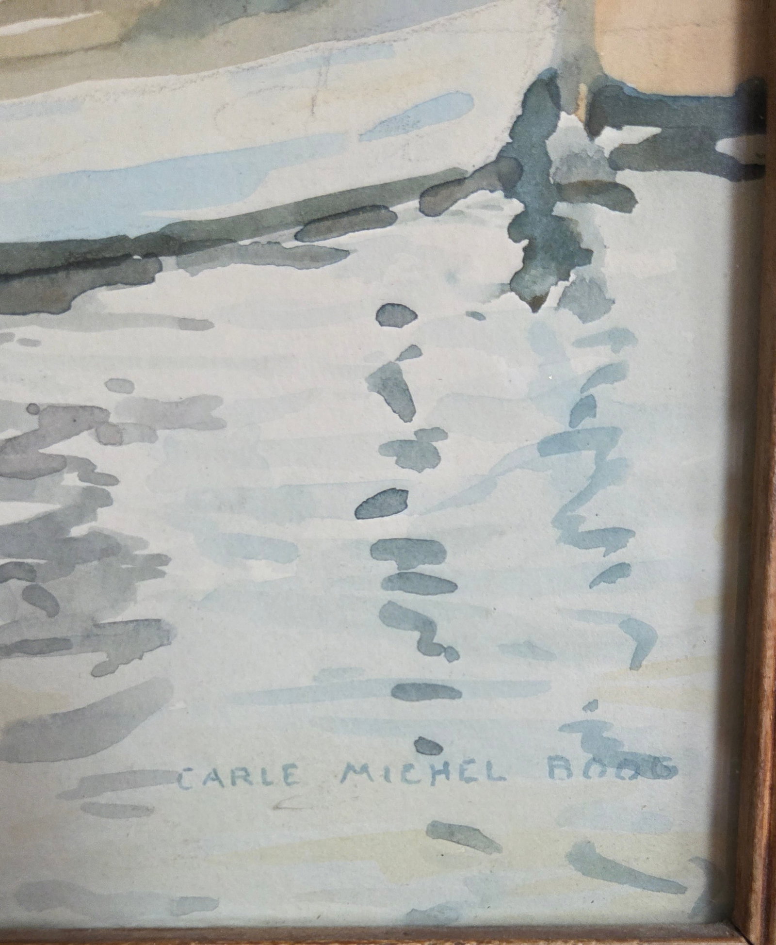 Carle Michel Boog (New York, France, 1877 - 1967) Salmagundi Club Sheepshead Bay - 2