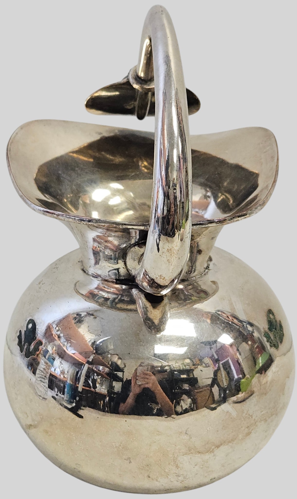 Los Castillo Silver Plate Frog Pitcher - 4