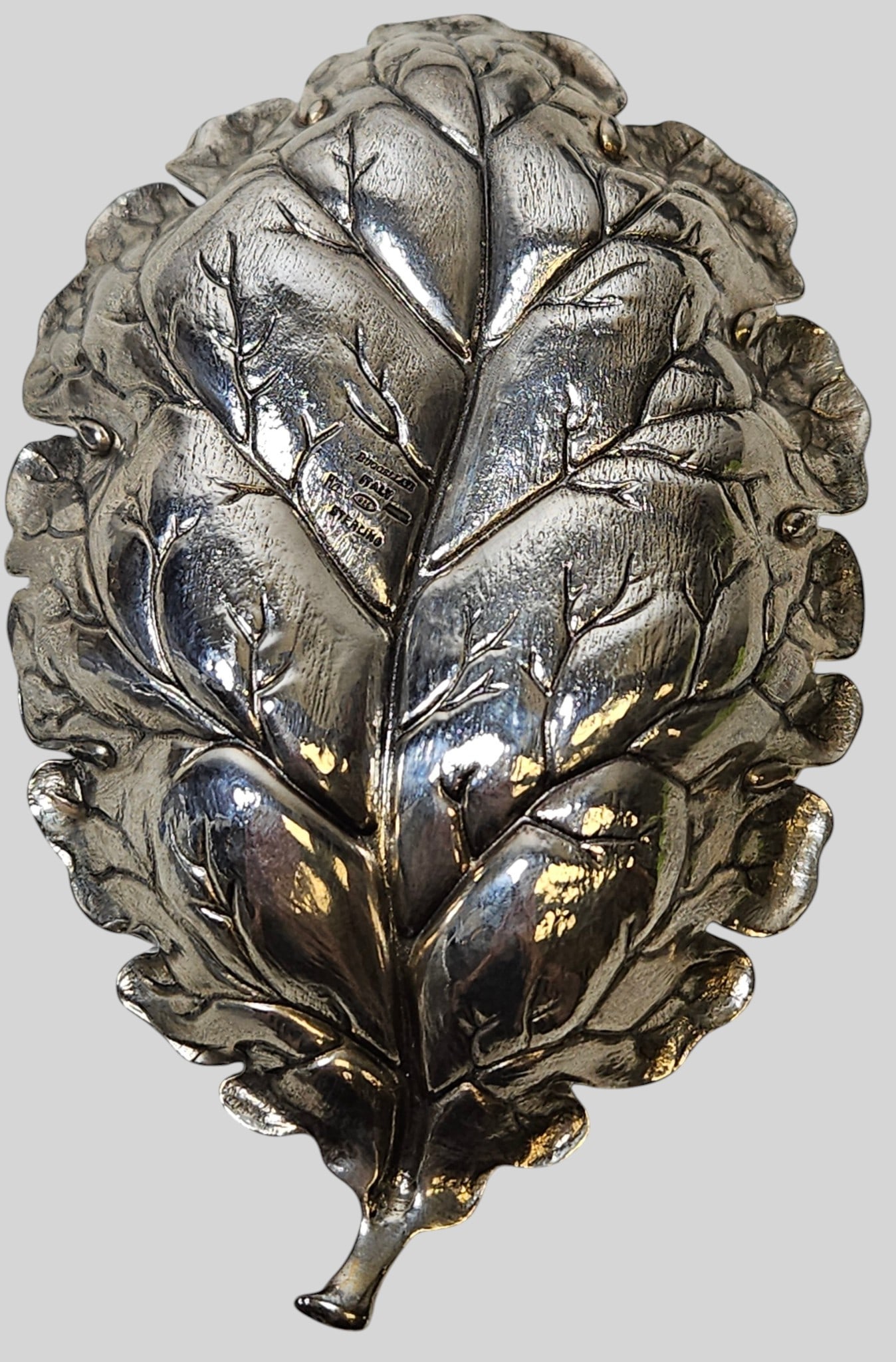 Buccellati Sterling Silver Leaf Form Dish - 5