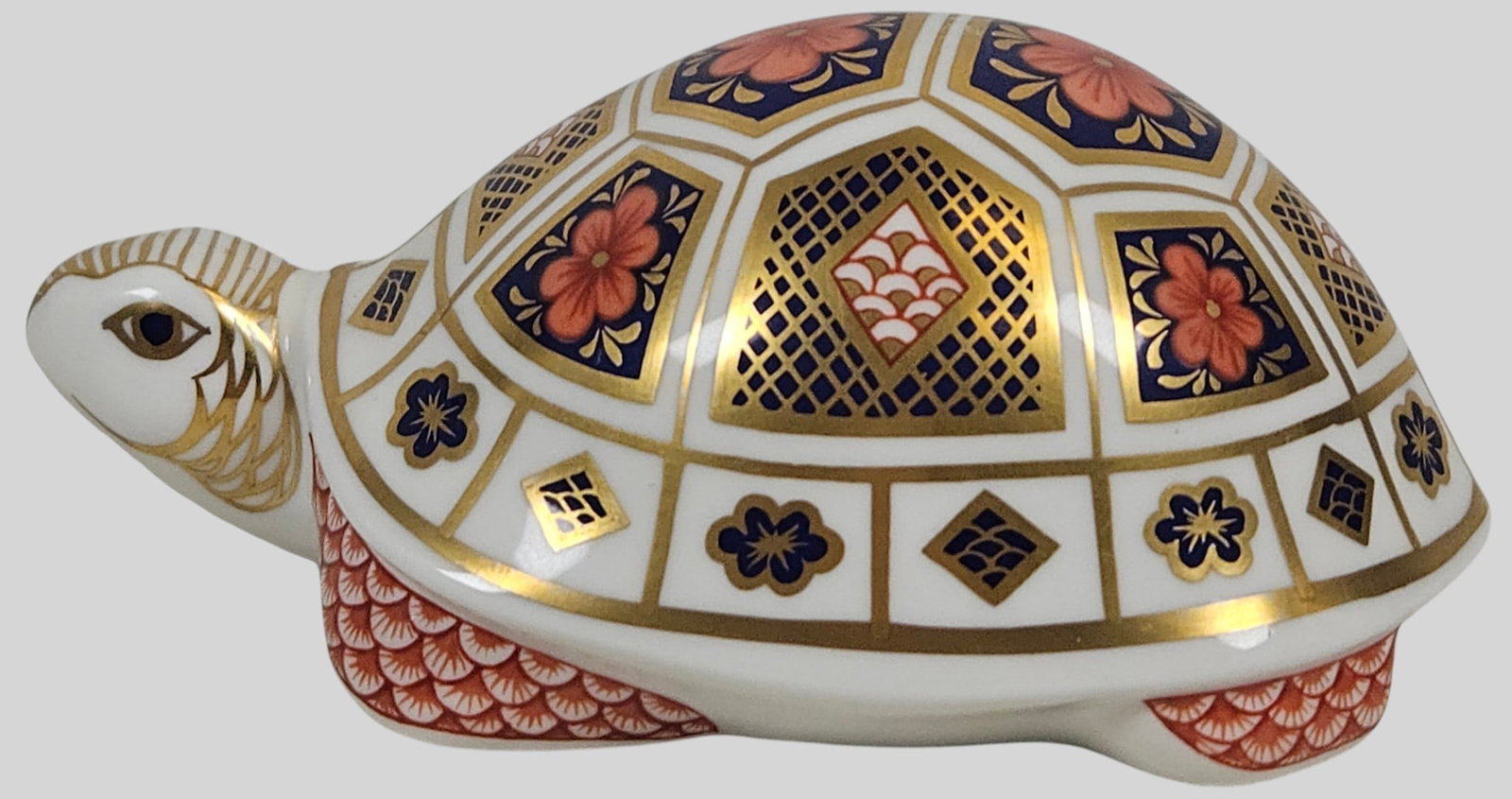 Royal Crown Derby Imari Turtle Paperweight - 4