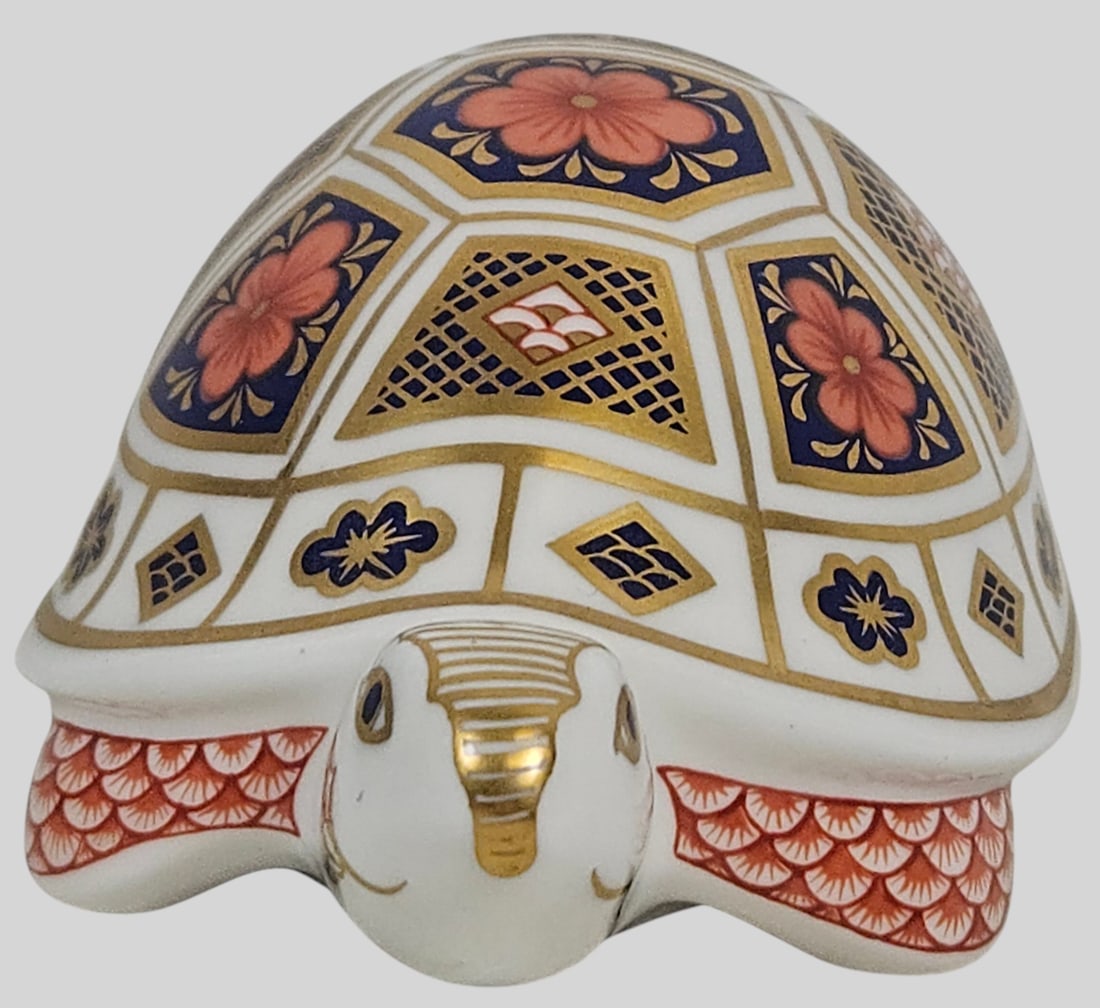 Royal Crown Derby Imari Turtle Paperweight - 5