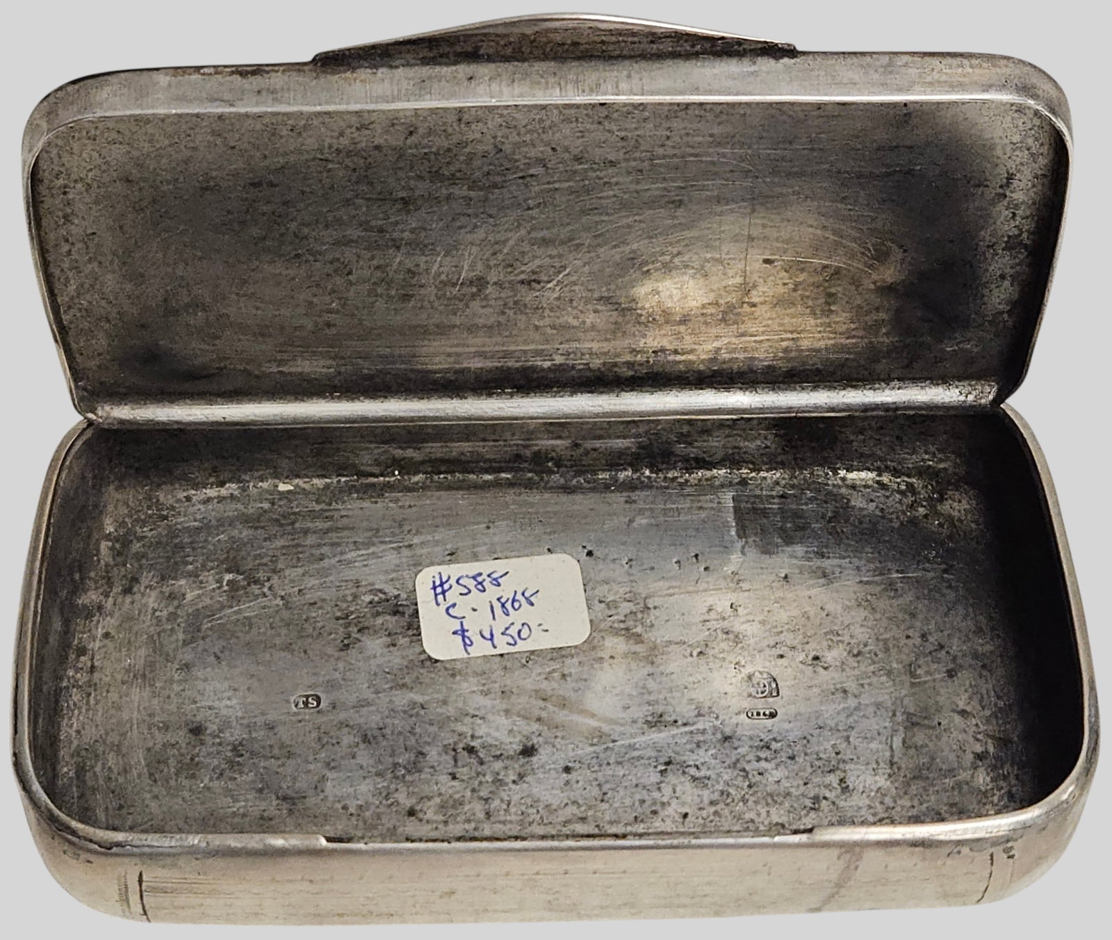 Austrian Sterling Silver & Enamel Snuff Box - 6