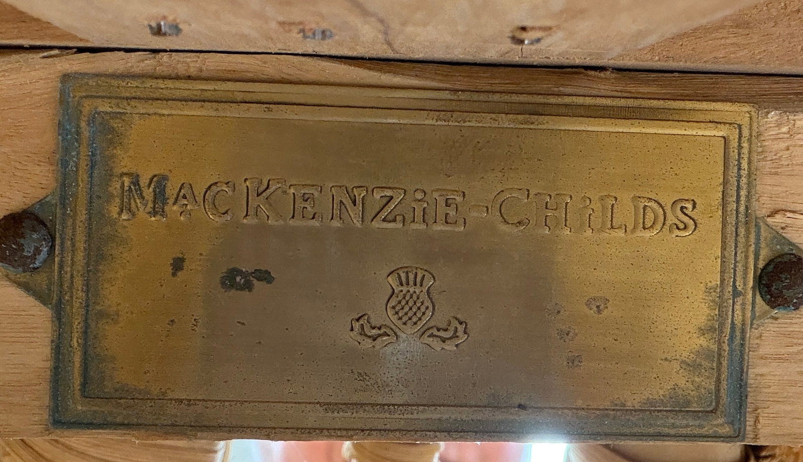 c1990 Mackenzie Childs Wicker Settee - 10