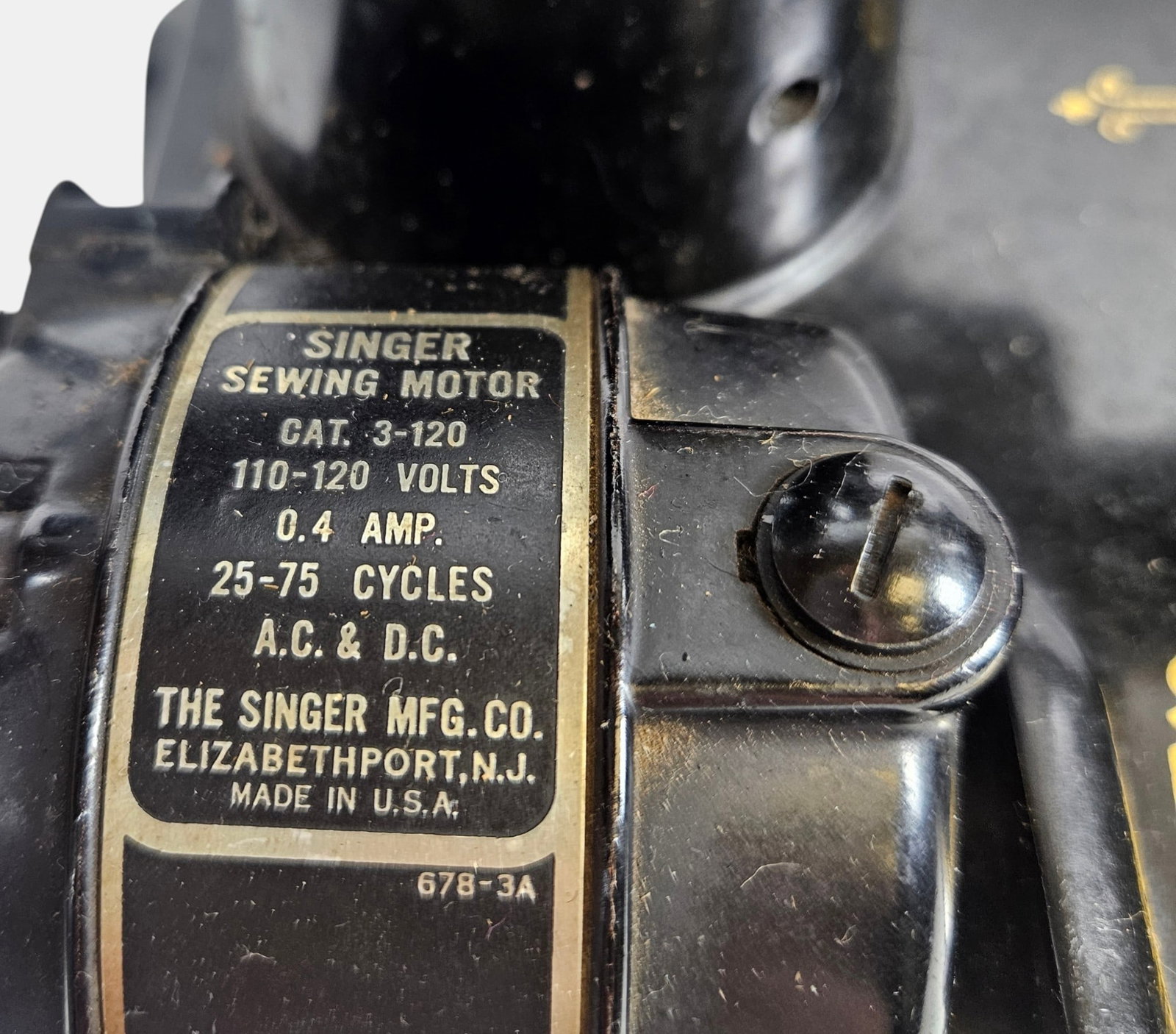 c1950 Singer Featherweight 221 Sewing Machine Centennial - 3