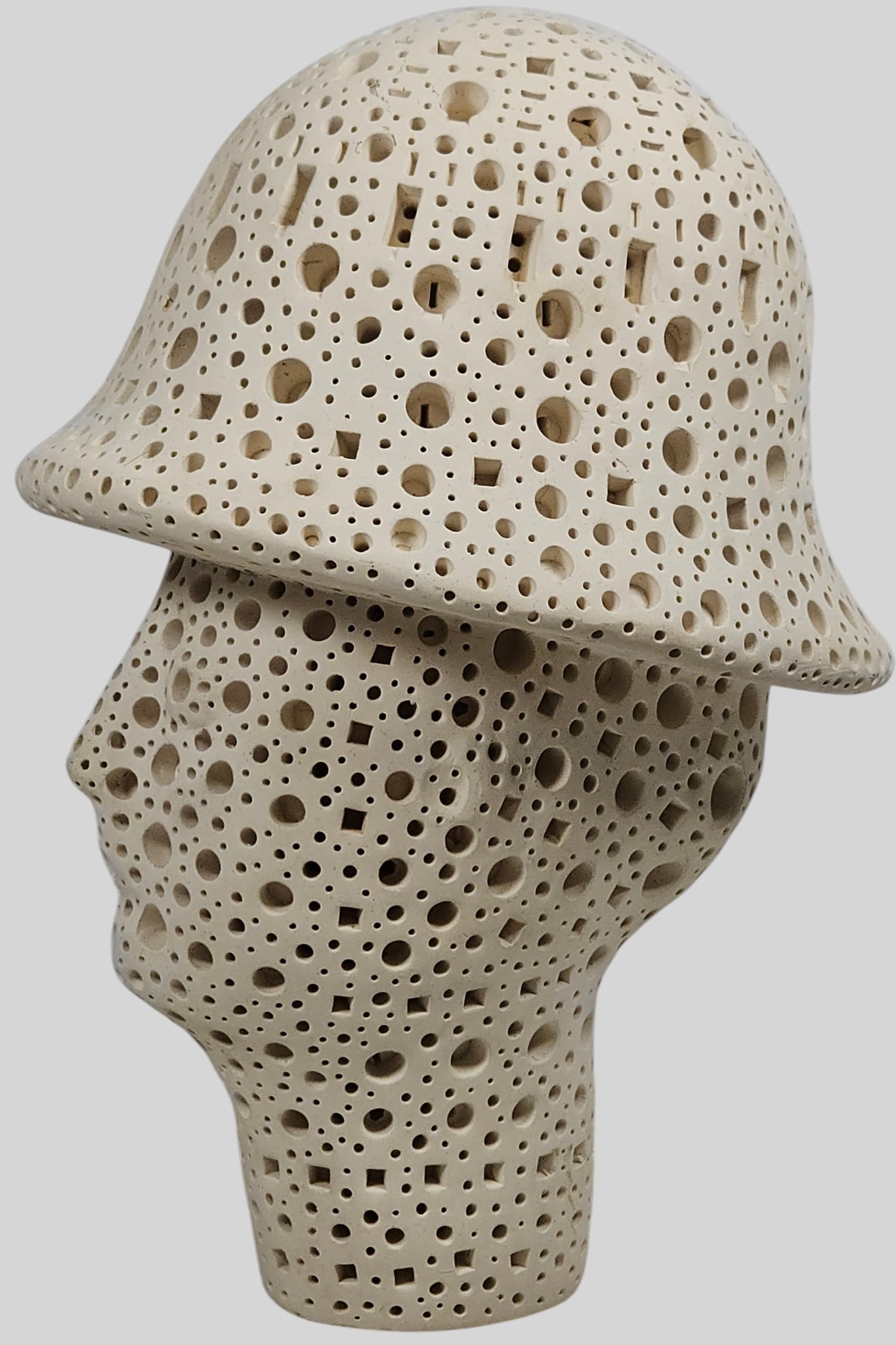 Alexander Ney Terracotta Man in Hat - 2
