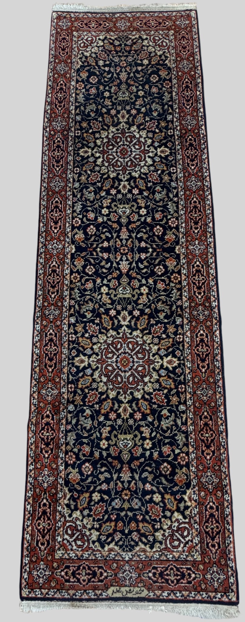 Persian Khansar Hand Knotted Wool Runner Rug (1 of 4)