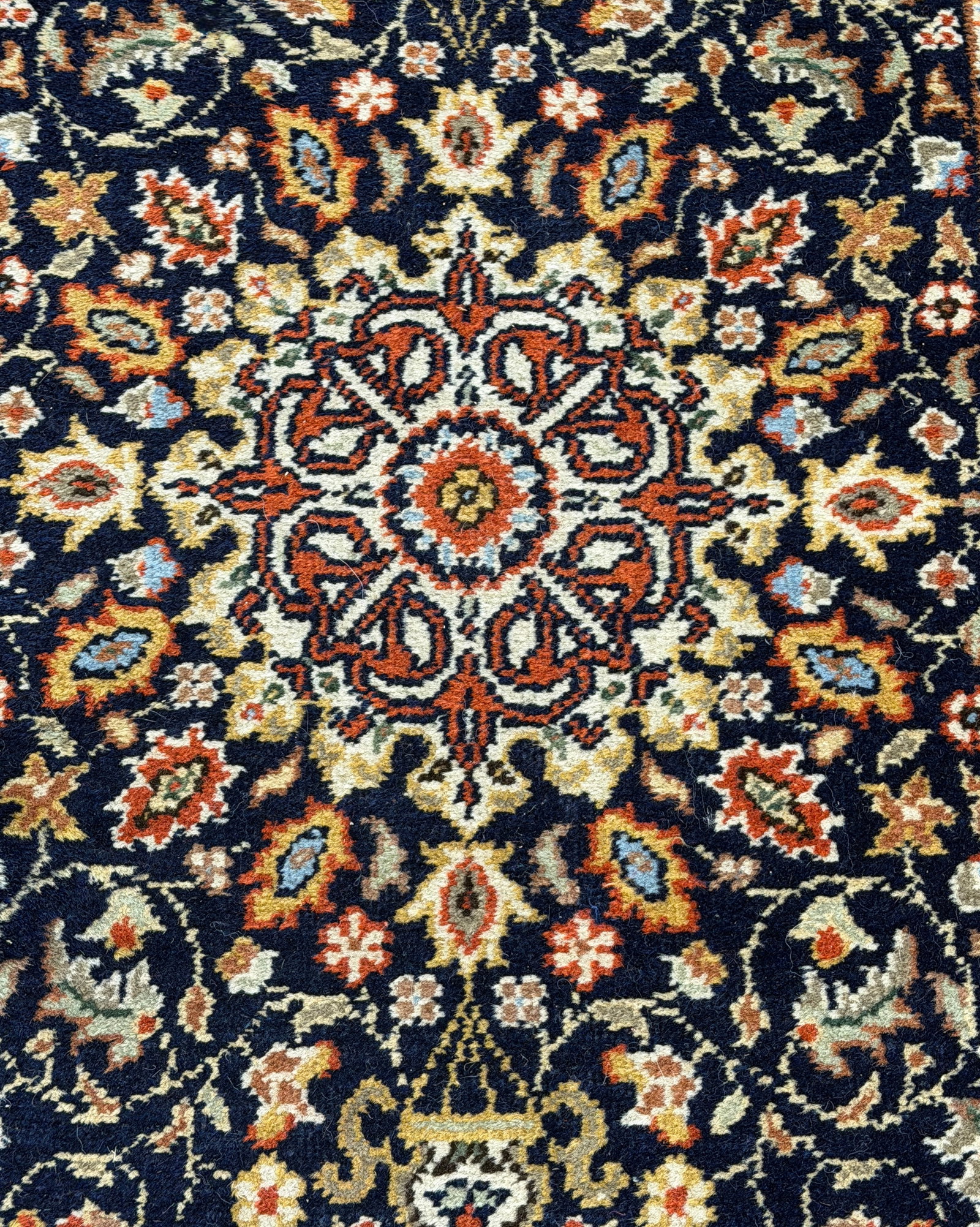 Persian Khansar Hand Knotted Wool Runner Rug - 3