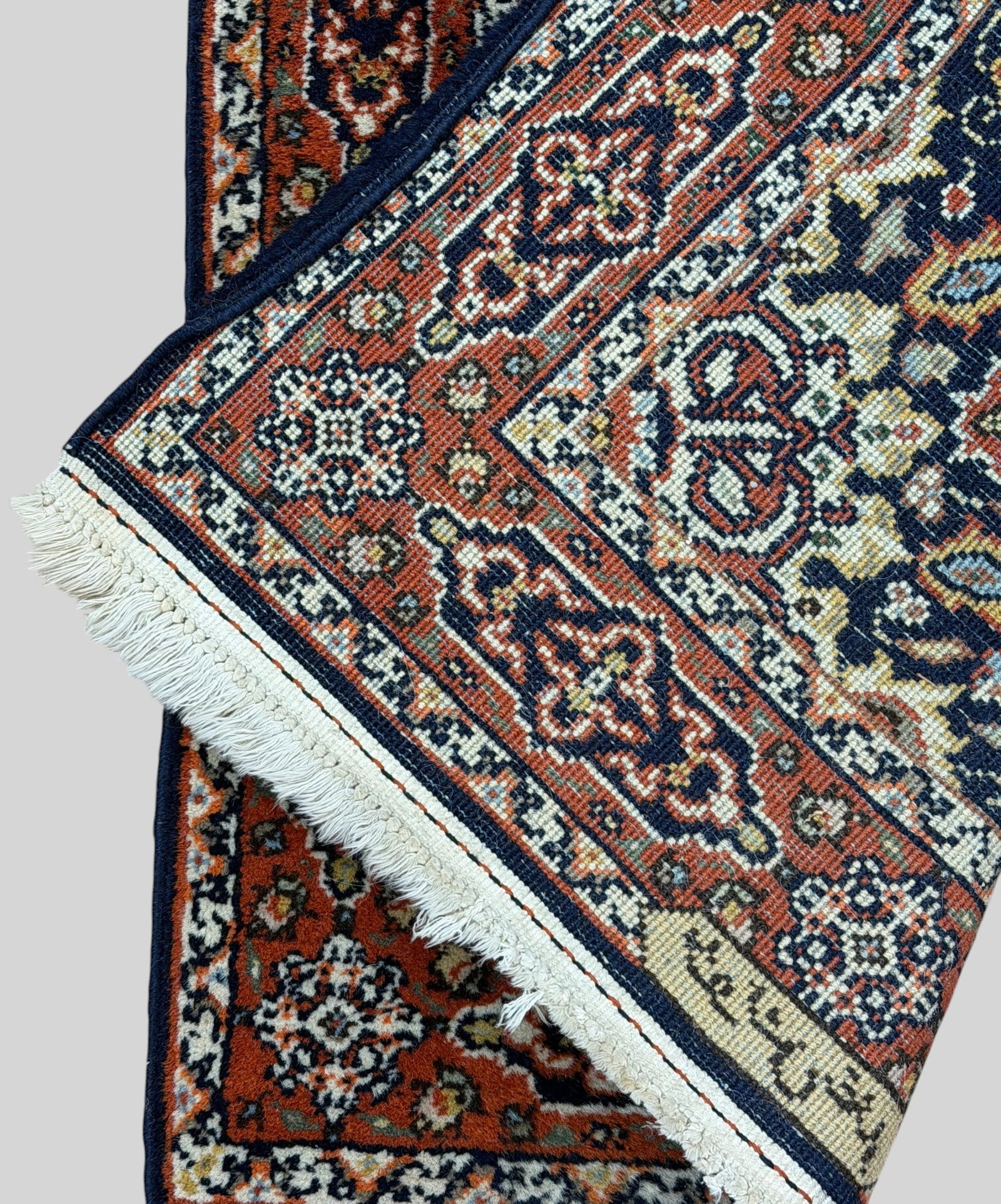 Persian Khansar Hand Knotted Wool Runner Rug - 4