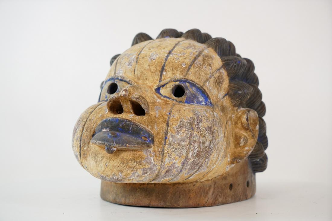 Yoruba Gelede Mask from Nigeria - African Tribal Art Sculpture (1 of 8)