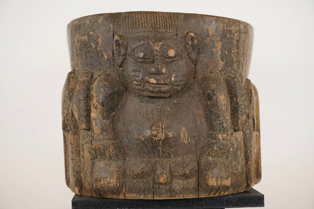 Yoruba Stool - African Tribal Art Sculpture (1 of 9)