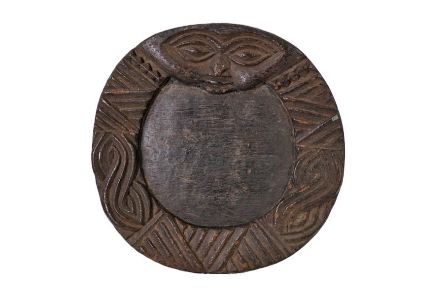 Yoruba Divination Tray from Nigeria - African Tribal Art Sculpture (1 of 1)