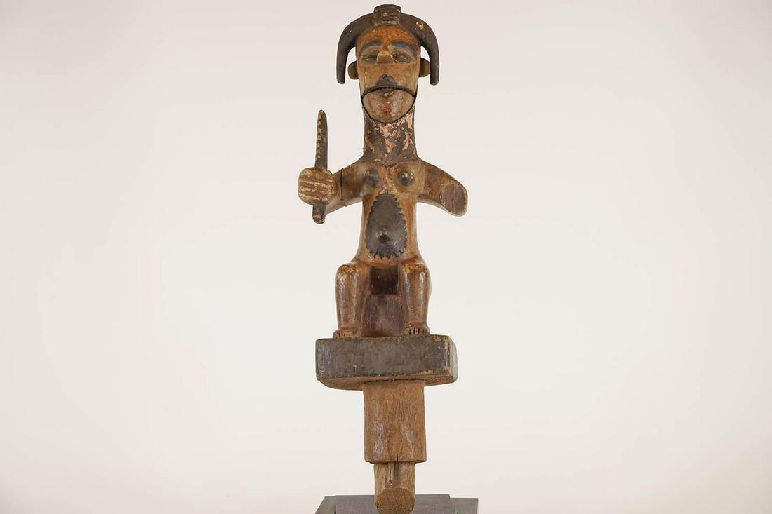 Ogoni Puppet Figure on Base from Nigeria - African Tribal Art Sculpture (1 of 6)