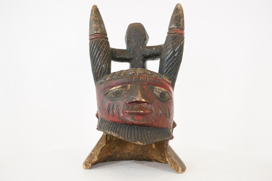 Yoruba Headcrest from Nigeria - African Tribal Art (1 of 8)