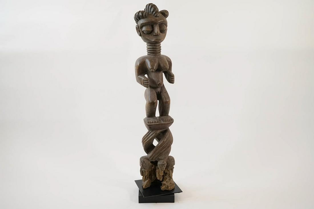 Cross River Figure on Base from Nigeria - African Tribal Art Sculpture (1 of 6)