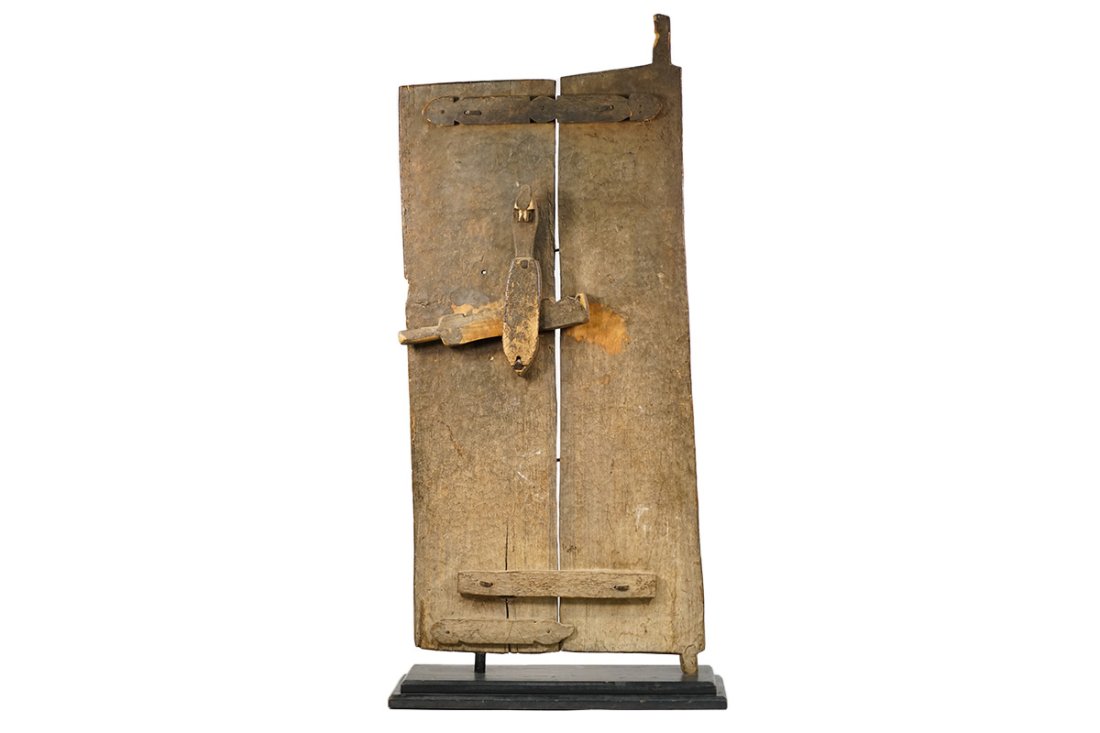 Bamana Door 59" from Mali on Stand - African Tribal Art (1 of 7)