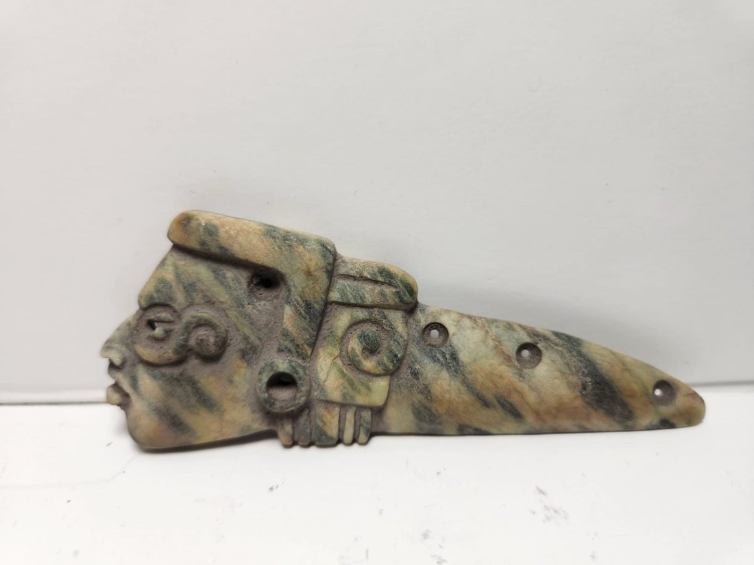 PRE COLUMBIAN MIXTECSTONE FUNERARY KNIFE (1 of 4)