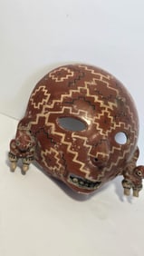PRE-COLUMBIAN CHUPICUARO TERRACOTTA MASK