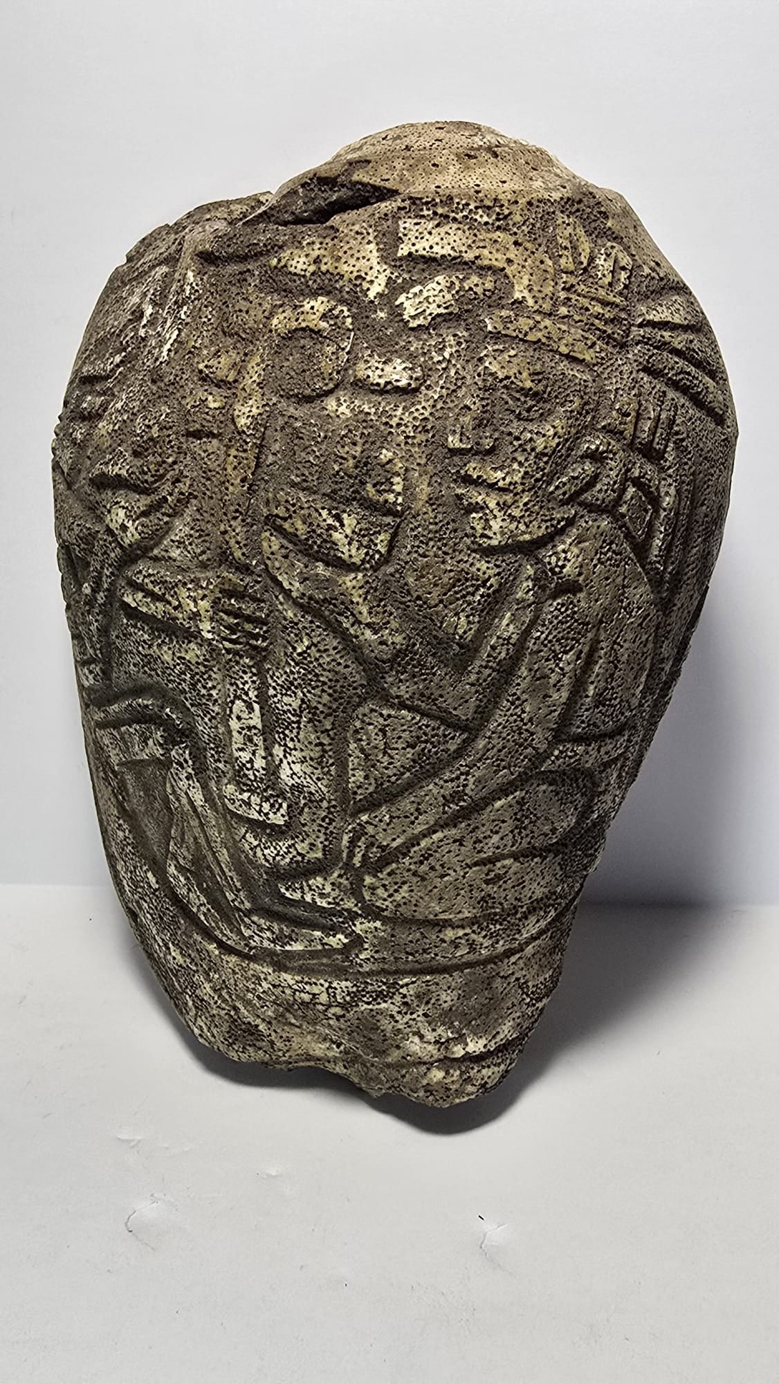 PRE-COLUMBIAN AZTEC CEREMONIAL SNAIL TRUMPET – CODEX TYPE (1 of 8)