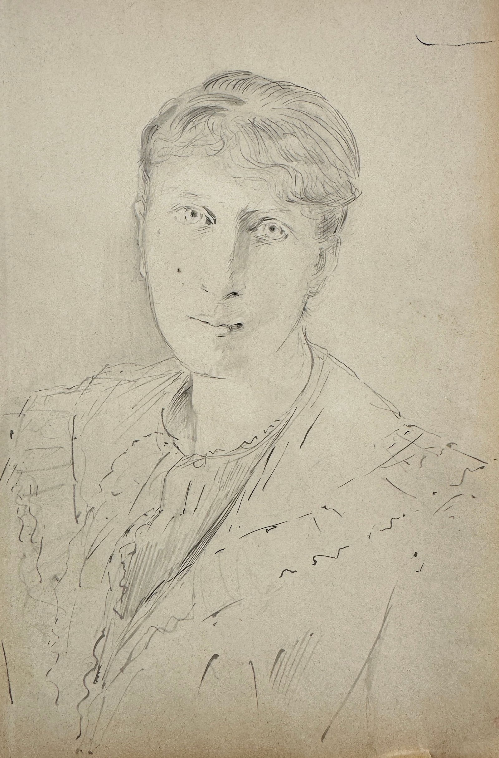Louis Kolitz - Antique Drawing - Portrait of a Woman (1 of 2)