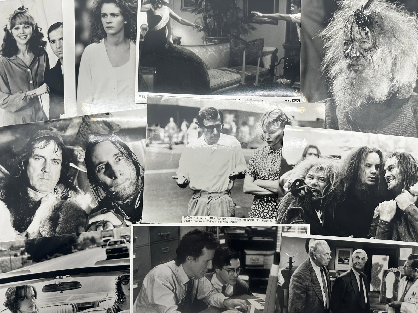 Photography - Set of 10 Press Photo - Woody Allen and Mia Farrow (1 of 4)