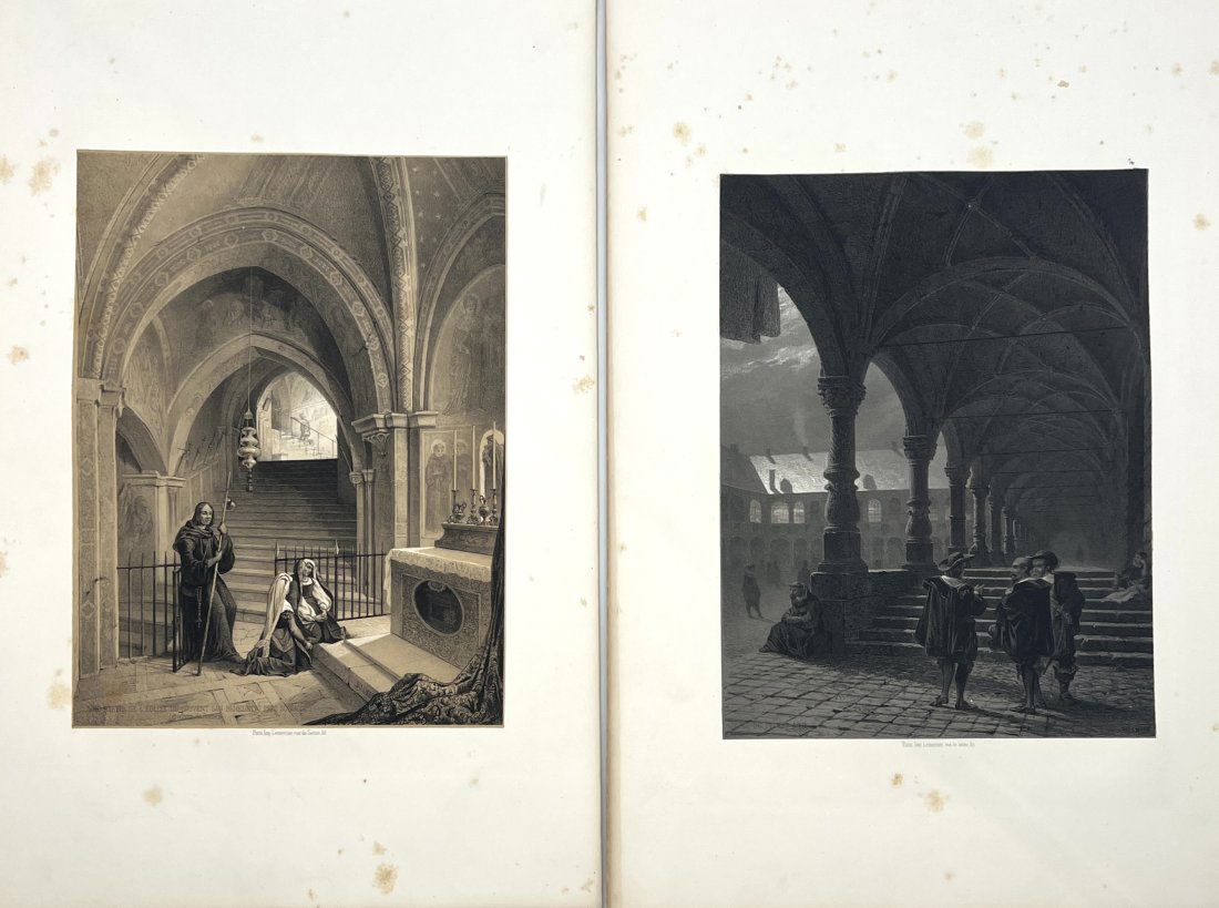 Carl Johan Billmark - Set of 2 Prints depicting Rome, Italy (1 of 2)